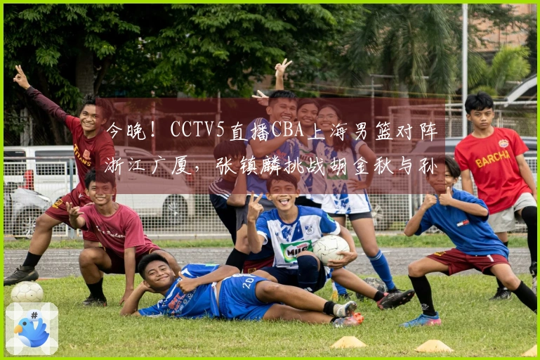 今晚！CCTV5直播CBA上海男篮对阵浙江广厦，张镇麟挑战胡金秋与孙铭徽